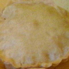 A picture of irmgards homemade cheese & onion pies yummy.
