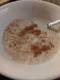 Porridge proteico de Navidad