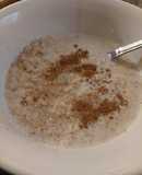 Porridge proteico de Navidad