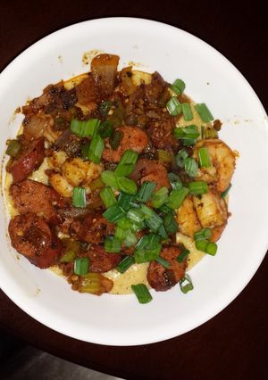 A picture of BP's N'Orleans Shrimp n Grits.