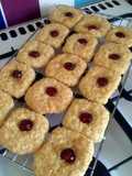 Vickys Coconut Cherry Cookies, GF DF EF SF NF