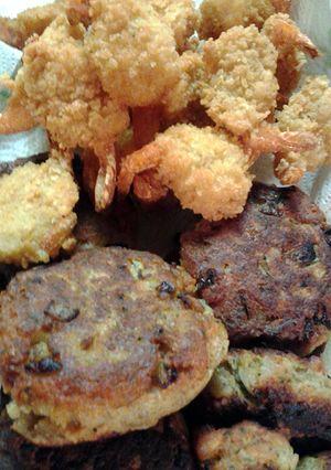 A picture of salmon cake markII.