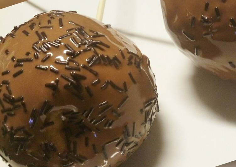 Recipe of Homemade Chocolate covered apples!