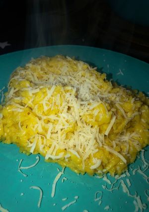 Una foto de Arroz cremoso con curry 🙌🏻