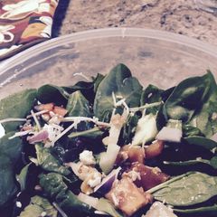 A picture of Spinach Salad With Fruits.