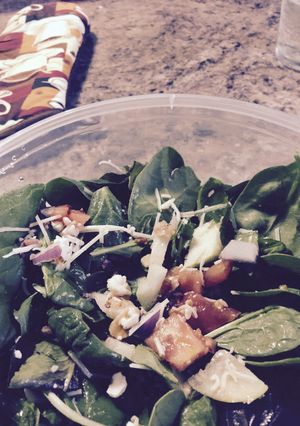 A picture of Spinach Salad With Fruits.