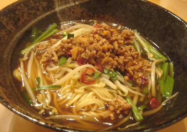 Easiest Way to Prepare Delicious A Nagoya Speciality Misen-Style Taiwanese Ramen