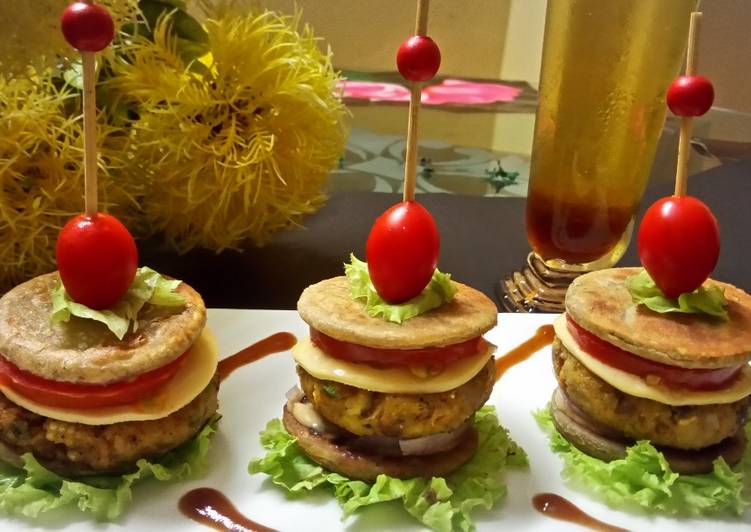 Get Fresh With Indian parantha burger