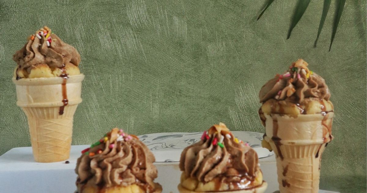 Bluder Cone Cake ala Manado