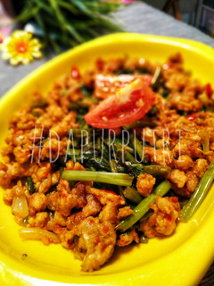 Foto resep Tumis Kangkung Sambal Tempe