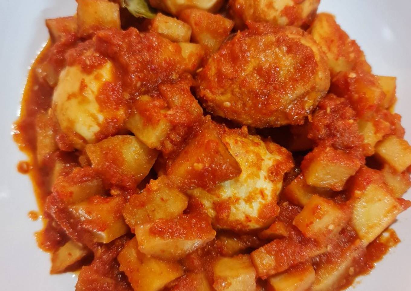 Balado Telur Kentang