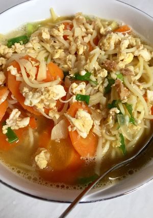 Foto resep Mie Kuah a la Indomie (tanpa bumbu instant)