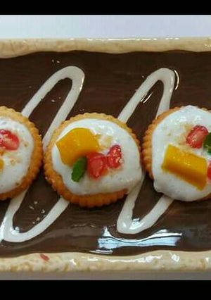 A picture of Manaco Biscuit Canapes.