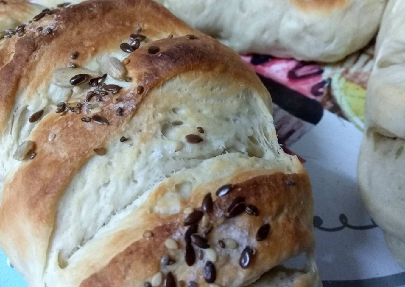 Pan casero con mix semillas