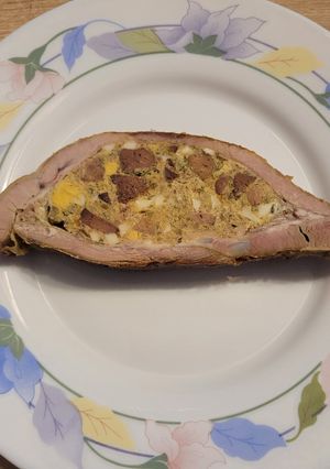 Májas töltött dagadó recept fotója