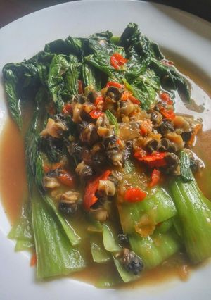 Foto resep 01. Pokcoy tutut saus tiram #dirumahaja