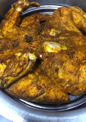 A picture of Steam Roasted Chicken.