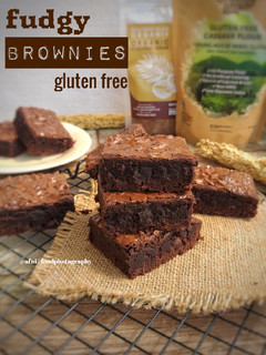 Foto resep Fudgy Brownies Gluten Free