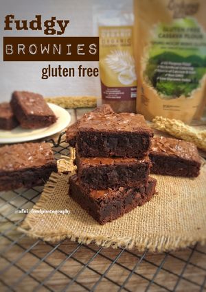 Foto resep Fudgy Brownies Gluten Free