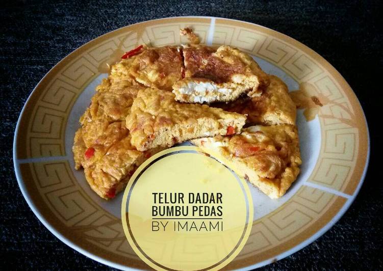 Telur Dadar Bumbu Pedas