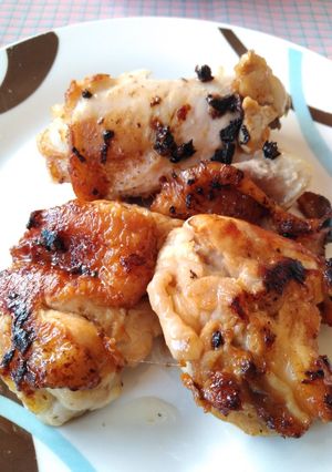 Una foto de Pollo frito al limón
