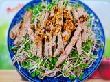 Salad Rau Mầm Trộn Thịt Bò Áp Chảo