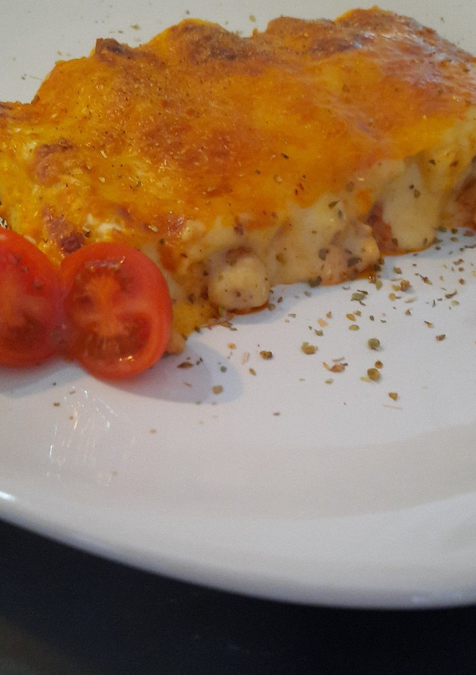 Una foto de Canelones de carne y paté al Pedro Ximénez