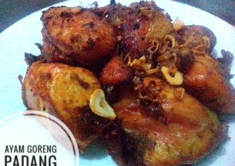 Resep Ayam Goreng Padang, Bisa Manjain Lidah