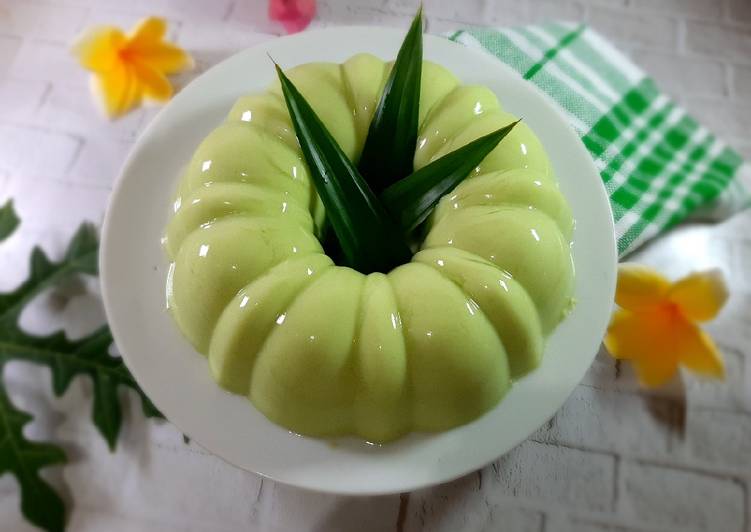 19. Puding pandan