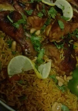 صورة لوصفة كبسة دجاج