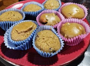 Una foto de Muffins con harina de almendras, arándanos, higos y nueces (versión 2) RECETAS #600