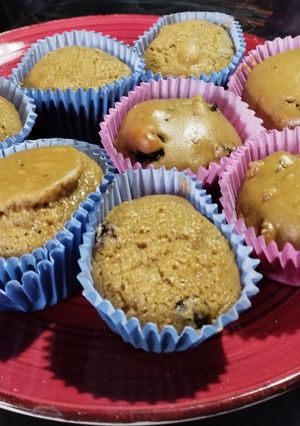 Una foto de Muffins con harina de almendras, arándanos, higos y nueces (versión 2) RECETAS #600