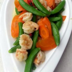 A picture of Sugar Snap Pea With Shrimp.