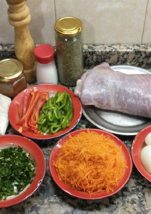 Una foto de Matambre Casero 😋 Matambre Relleno☺️