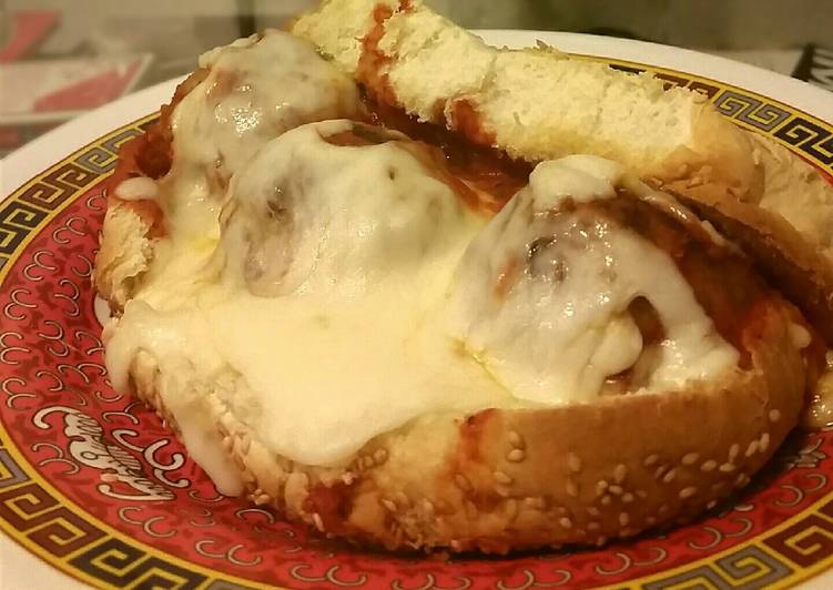 Simple Way to Prepare Homemade Nessa’s Meatball Sandwich