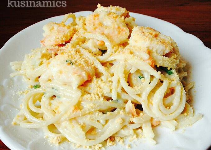 Easiest Way to Prepare Super Quick Homemade Creamy Shrimp Pasta