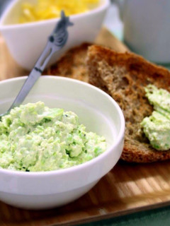 A picture of Fava Bean Dip (Dairy-Free Version added).