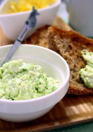 A picture of Fava Bean Dip (Dairy-Free Version added).