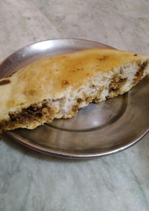 A picture of Meetha daal puda.