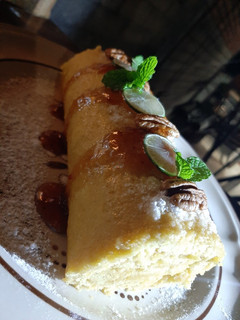 Una foto de Jelly roll de crema de limón