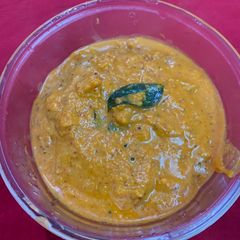 Sweet and sour yellow pumpkin (mangalore style) A picture of Sweet and sour yellow pumpkin (mangalore style).