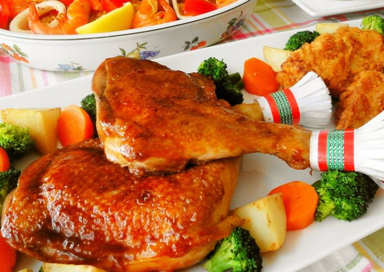 Simple Way to Prepare Award-winning Roast Chicken for Christmas