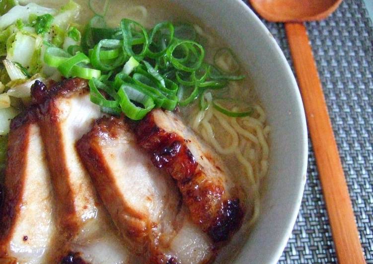 Steps to Prepare Super Quick Homemade Simple and Authentic Miso Ramen Soup