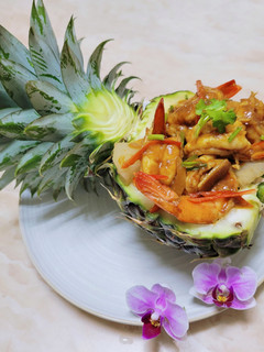 蝦子.鳳梨.咖哩.家常菜 的食譜成品照片