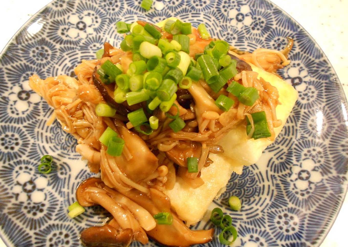 Tofu Steak With Mushroom Sauce