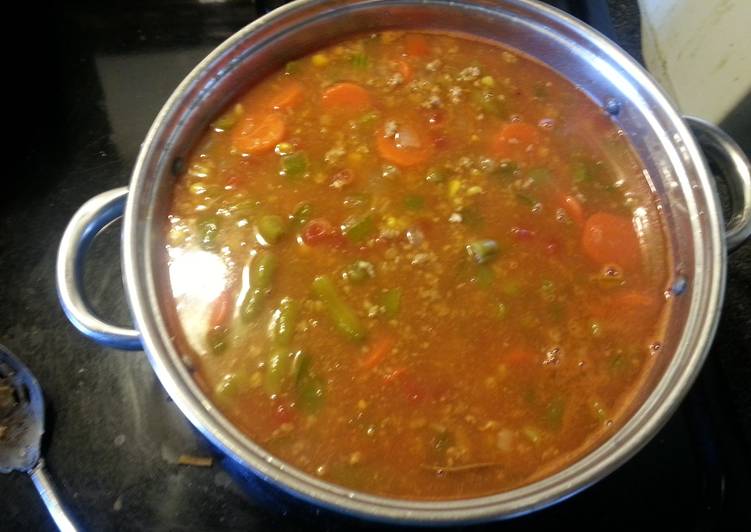 My Grandma Love This hamburg veggie soup