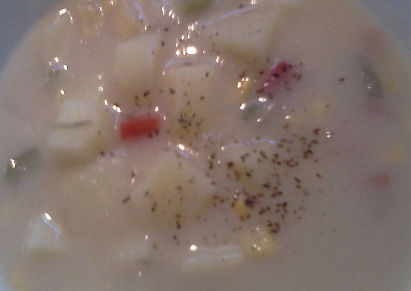 Cauli "Cream" Corn Chowder