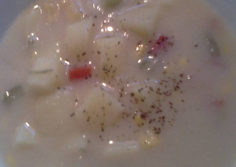 Cauli &quot;Cream&quot; Corn Chowder