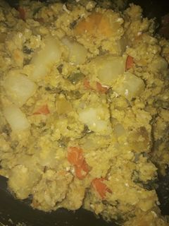 Una foto de Revuelto de verduras