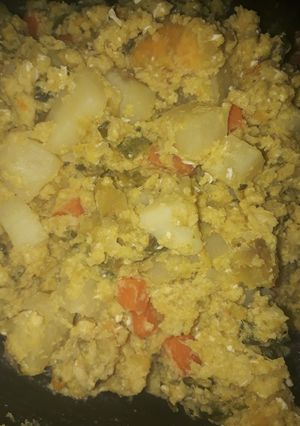 Una foto de Revuelto de verduras